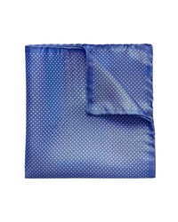 Eton Dot Silk Pocket Square In Medium Blue At Nordstrom