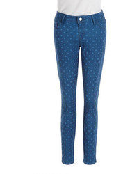 GUESS Brittney Polka Dot Skinny Ankle Jeans