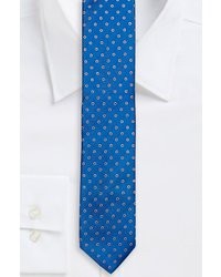 Hugo Boss 6 Cm Tie Slim Italian Silk Polka Dot Tie Bright Blue