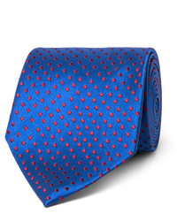 Charvet 85cm Polka Dot Silk Jacquard Tie