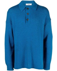 COMMAS Knitted Long Sleeve Polo Shirt