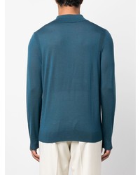 Paul Smith Long Sleeve Merino Polo Shirt