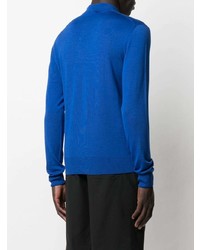 Emporio Armani Long Sleeved Knitted Polo Shirt