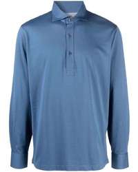 Brunello Cucinelli Longsleeved Cotton Polo Shirt