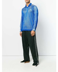 Adidas Originals By Alexander Wang Mesh Polo Shirt