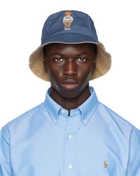 Polo Ralph Lauren Blue Polo Bear Bucket Hat