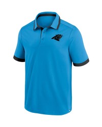 FANATICS Branded Blue Carolina Panthers Tipped Polo