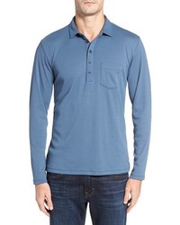 Robert Barakett Calgary Long Sleeve Polo