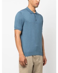 Canali Cotton Silk Polo Shirt