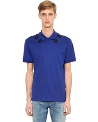 givenchy star patch polo shirt