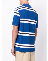 Chocoolate Horizontal Stripes Cotton Polo Shirt
