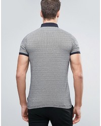 Ted Baker Jersey Polo In Pattern