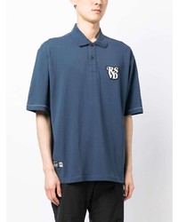 Izzue Logo Patch Cotton Polo Shirt