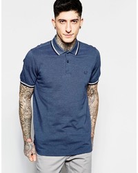 Fred Perry Polo Shirt With Tipping Slim Fit