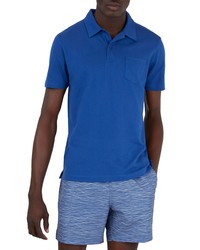 Sunspel Riviera Solid Pique Polo In Klein At Nordstrom