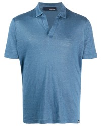 Lardini Short Sleeve V Neck Polo Shirt