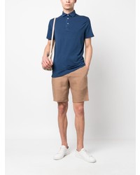 Mp Massimo Piombo Short Sleeved Cotton Polo Shirt