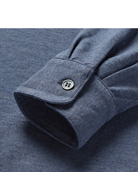 Incotex Slim Fit Mlange Cotton Jersey Polo Shirt