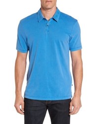 James Perse Slim Fit Sueded Jersey Polo