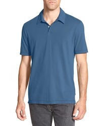 James Perse Slim Fit Sueded Jersey Polo