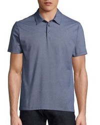 Zachary Prell Solid Cotton Blend Polo