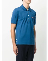 Thom Browne Striped Pocket Polo Shirt