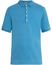Massimo Alba Tennis Short Sleeved Cotton Blend Polo Shirt