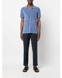 Officine Generale Terry Cloth Polo Shirt