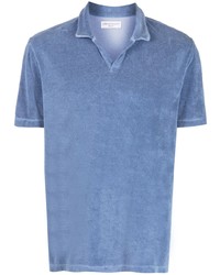 Officine Generale Terry Cloth Polo Shirt