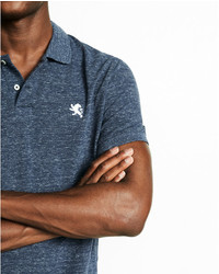 Express Textured Nep Small Lion Polo