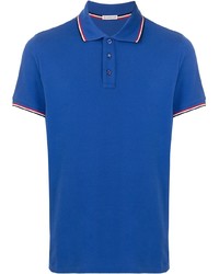 Moncler Tricolour Trim Polo Shirt