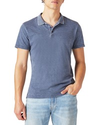 Lucky Brand Venice Cotton Blend Polo In American Navy At Nordstrom