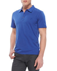 Versace Collection Cotton Jersey Polo Blue
