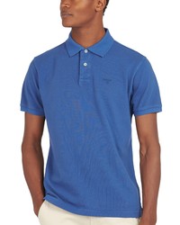 Barbour Washed Sports Cotton Polo In Marine Blue At Nordstrom