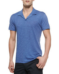 Theory Willem Cohesive Short Sleeve Polo Blue