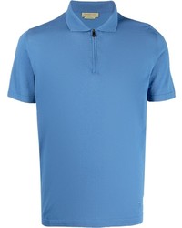 Corneliani Zip Collar Cotton Polo Shirt