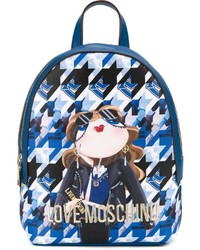 Love Moschino Small Printed Backpack
