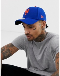 New Era 9forty Ny Mets Adjustable Cap In Blue