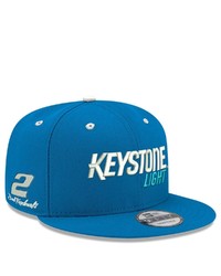 New Era Aqua Brad Keselowski Keystone Light 9fifty Snapback Adjustable Hat At Nordstrom