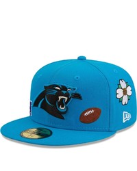 New Era Blue Carolina Panthers Team Local 59fifty Fitted Hat