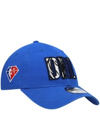 New Era Blue Dallas Mavericks 2021 Nba Draft 9twenty Adjustable Hat