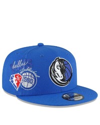 New Era Blue Dallas Mavericks Back Half 9fifty Snapback Adjustable Hat At Nordstrom