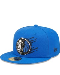 New Era Blue Dallas Mavericks Splatter 59fifty Fitted Hat At Nordstrom