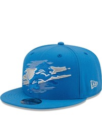New Era Blue Detroit Lions Logo Tear 9fifty Snapback Hat At Nordstrom