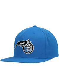 Mitchell & Ness Blue Orlando Magic Team Ground Snapback Hat At Nordstrom