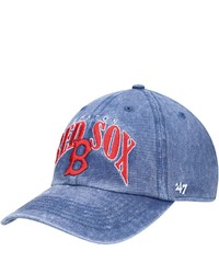'47 Denim Boston Red Sox Apollo Clean Up Snapback Hat