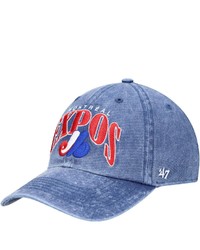 '47 Denim Montreal Expos Apollo Clean Up Snapback Hat