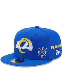 New Era Royal Los Angeles Rams Multi 59fifty Fitted Hat