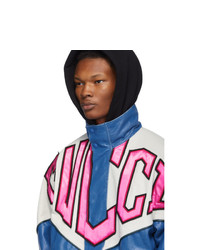 Gucci Blue Banana Bomber Jacket