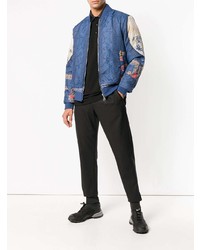 Versace Collection Reversible Japanese Print Bomber